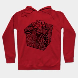 Christmas Present Zentangle Hoodie